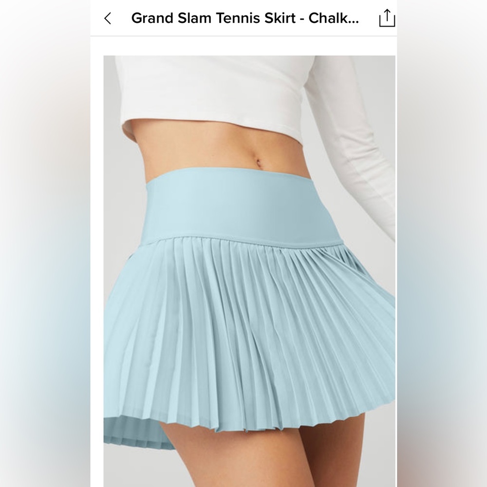 ALO Yoga Grand Slam Tennis Skirt - brand new